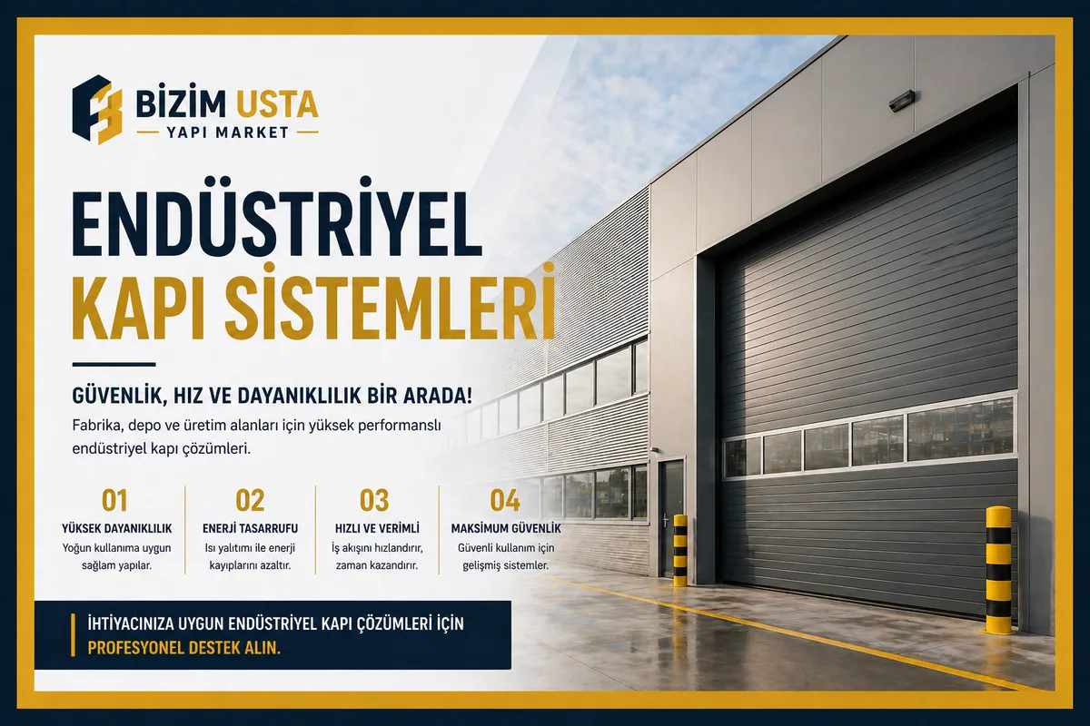 ENDÜSTRİYEL KAPI SİSTEMLERİ NEDİR? FABRİKALARDA DOĞRU KAPI SEÇİMİ