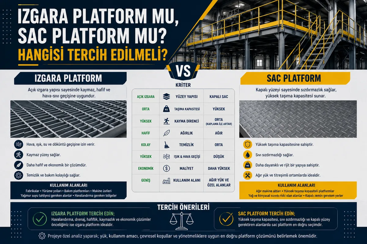 Izgara Platform mu, Sac Platform mu? Hangisi Tercih Edilmeli?
