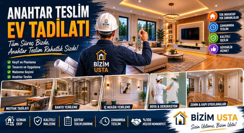 Anahtar Teslim Ev Tadilatı Neden Son Yılların En Çok Tercih Edilen Çözümü Haline Geldi?