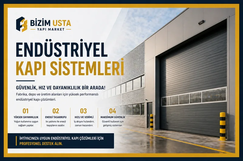 ENDÜSTRİYEL KAPI SİSTEMLERİ NEDİR? FABRİKALARDA DOĞRU KAPI SEÇİMİ