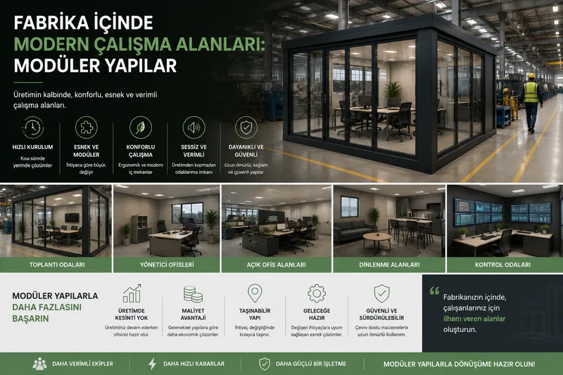 Fabrika İçinde Modern Çalışma Alanları: Modüler Yapılar
