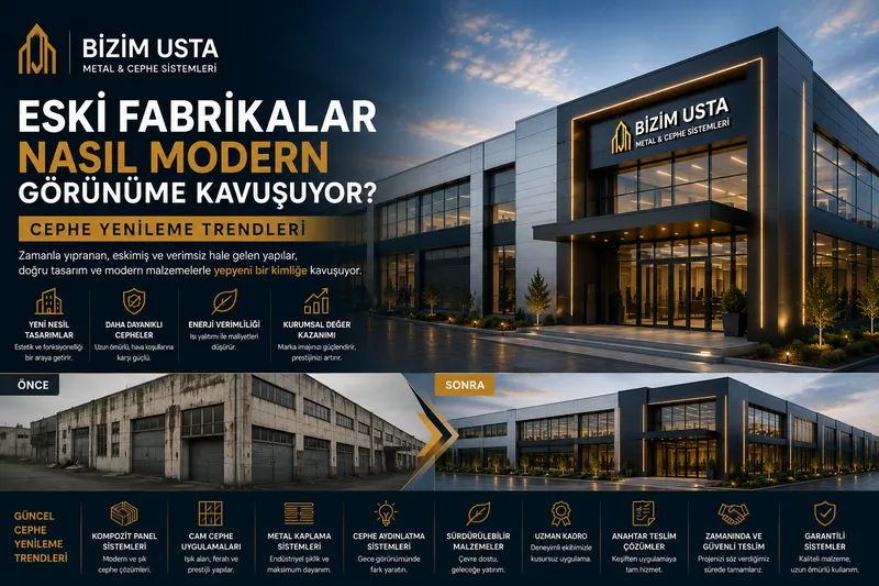 Eski Fabrikalar Nasıl Modern Görünüme Kavuşuyo