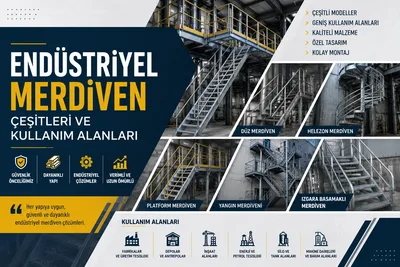 Endüstriyel Merdiven Çeşitleri ve Kullanım Alanları