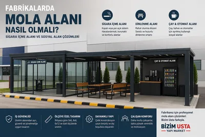 Fabrikalarda Mola Alanı 