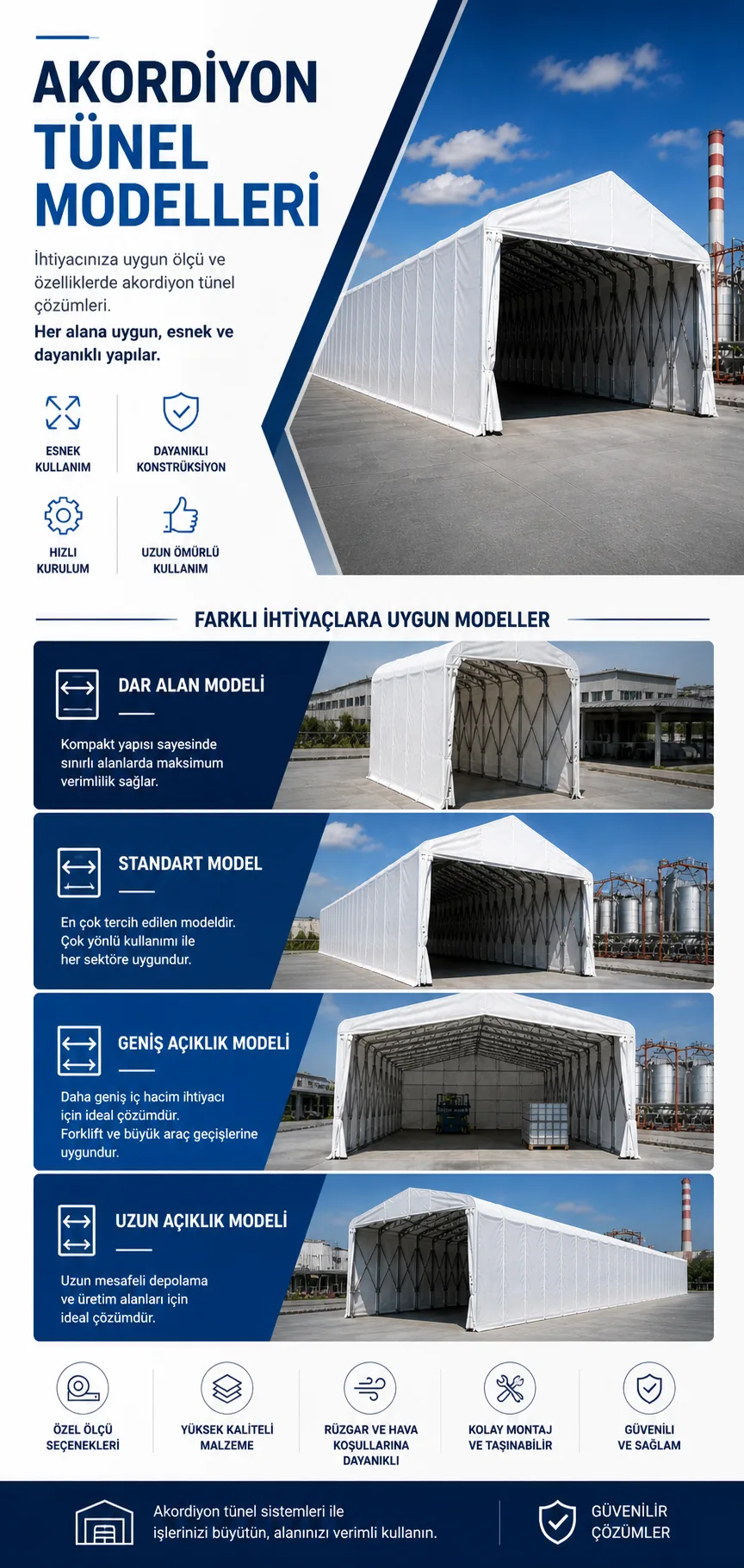 AKORDİYON DEPO MODELLERİ