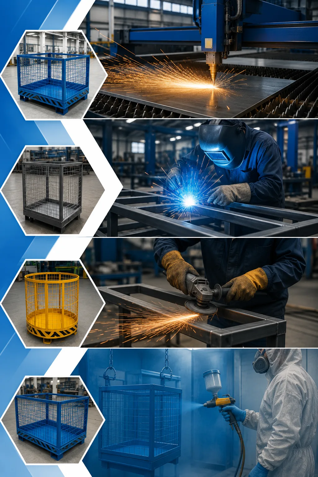 METAL FORKLİFT SEPETİ İMALATI