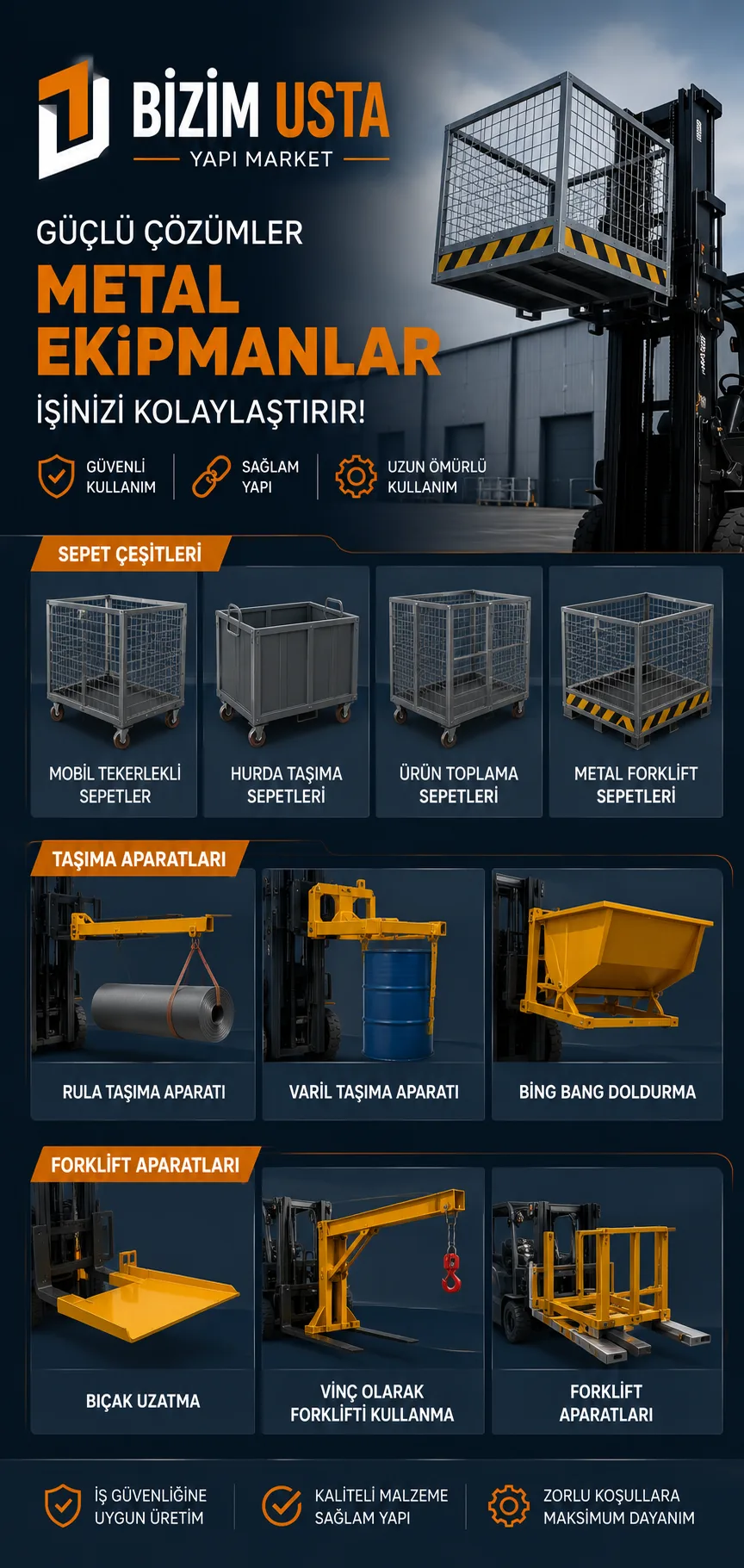 METAL SEPET MODELLERİ
