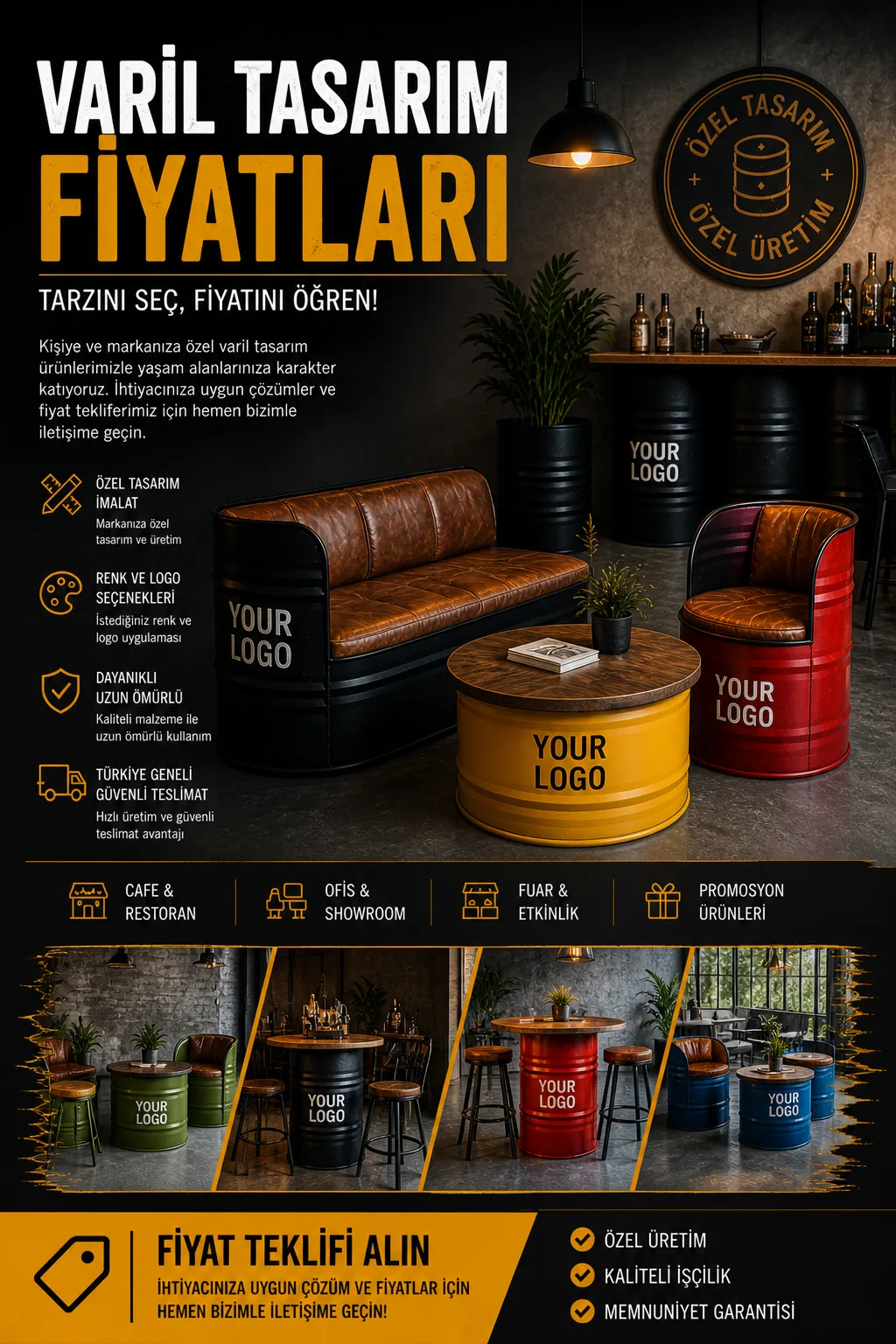 Varil Tasarım Fiyatları