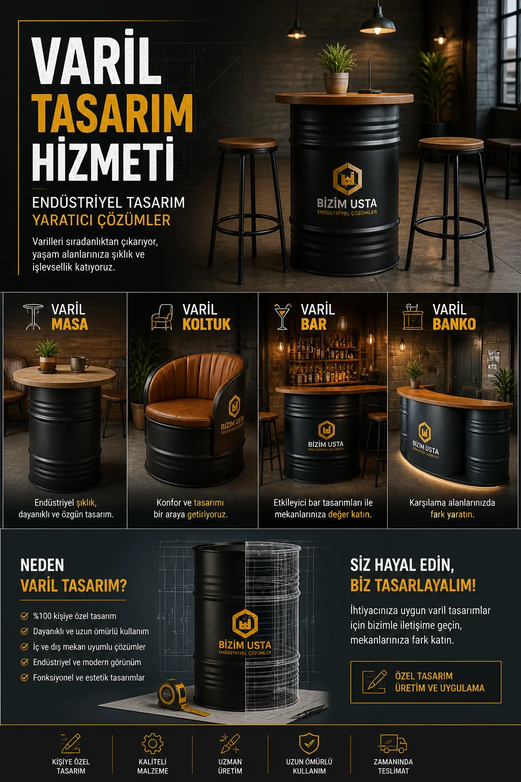 VARİL TASARIM ÜRÜNLERİ